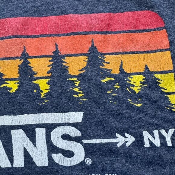 Vans Off The Wall Short Sleeve T-Shirt Mountain Outdoors Men’s Size Medium - Picture 8 of 12